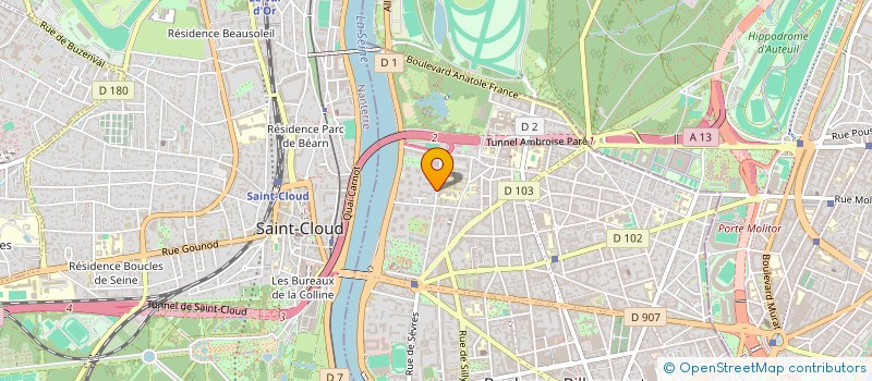localisation de l'entreprise SYND COPR DU 29 31 RUE DES ABONDANCES à BOULOGNE-BILLANCOURT