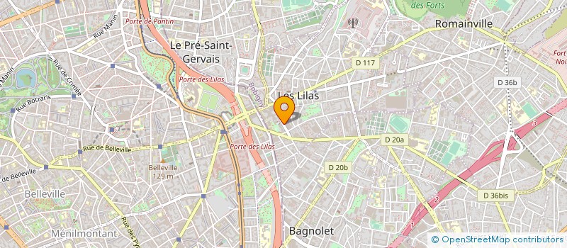 localisation de l'entreprise SYND.COPR. DU 29 BD HENRI       BARBUSSE  LES LILAS