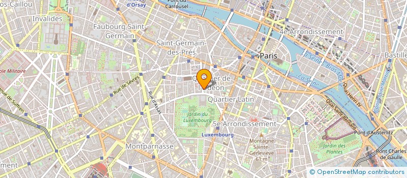 localisation de l'entreprise SYND.COPR. DU 29 RUE DE TOURNON 75006 PA  PARIS