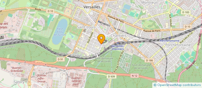 localisation de l'entreprise SYND.COPR. DU 29 RUE HAZARD à VERSAILLES