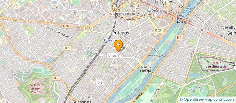 localisation de l'entreprise SYND COPR DU 3-5 RUE DU CENTENAIRE  PUTEAUX