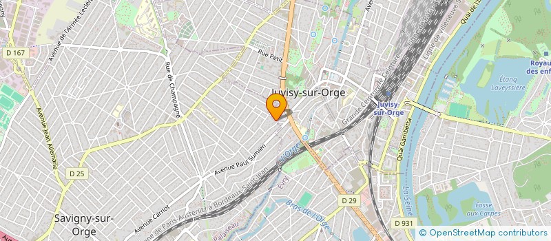 localisation de l'entreprise SYND COPR DU 3 5 RUE GEORGES RISLER SAVIGNY SUR ORGE à SAVIGNY-SUR-ORGE