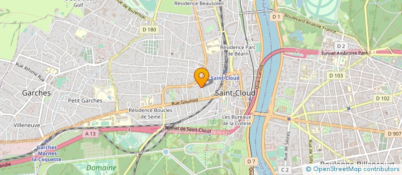 localisation de l'entreprise SYND.COPR. DU 3 7 RUE EMILE VERHAERE à SAINT-CLOUD