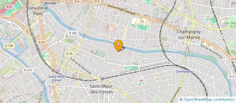 localisation de l'entreprise SYND.COPR. DU 3 AV DES PEUPLIERS 94 ST M à SAINT-MAUR-DES-FOSSES