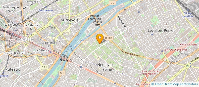 localisation de l'entreprise SYND.COPR. DU 3 AVENUE DU CHATEAU à NEUILLY-SUR-SEINE