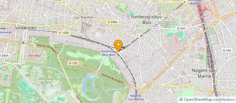 localisation de l'entreprise SYND COPR DU 3 BD HENRI RUEL 94 FONTENAY à FONTENAY-SOUS-BOIS