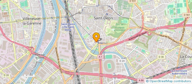 localisation de l'entreprise SYND.COPR. DU 3 BD MARCEL SEMBAT 93200 S à SAINT-DENIS