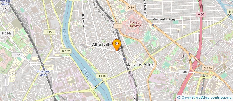 localisation de l'entreprise SYND.COPR. DU 3 RUE ALPHONSE LUBIN  ALFORTVILLE