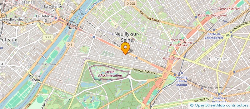 localisation de l'entreprise SYND COPR DU 3 RUE ANCELLE 92 NEUILLY à NEUILLY-SUR-SEINE