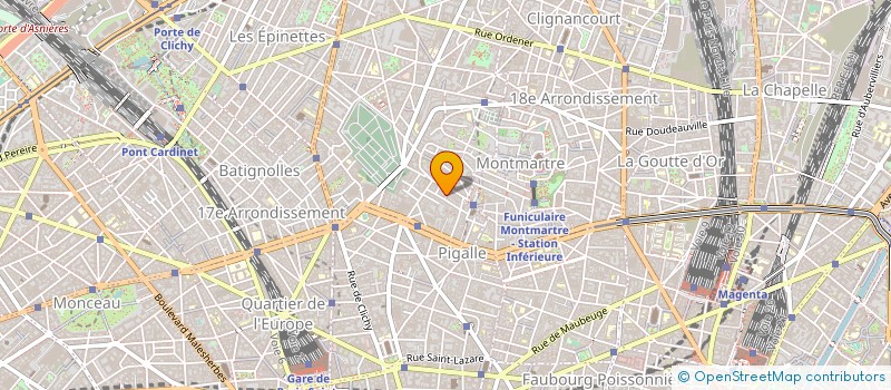 localisation de l'entreprise SYND.COPR. DU 3 RUE AUDRAN 75018 PARIS R à PARIS