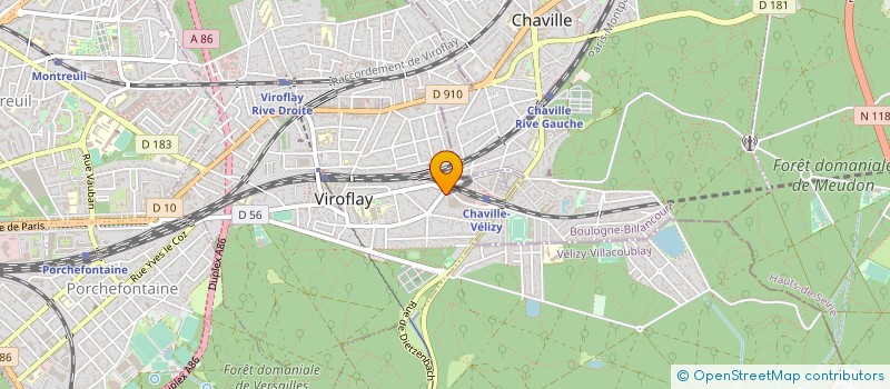 localisation de l'entreprise SYND COPR DU 3 RUE CARNOT 78    VIROFLAY  VIROFLAY