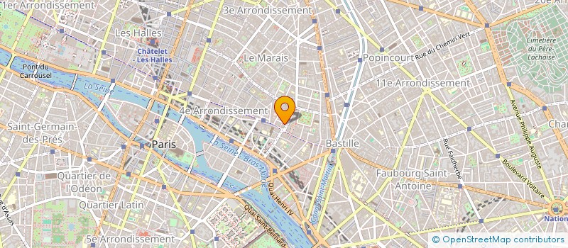 localisation de l'entreprise SYND.COPR. DU 3 RUE D ORMESSON  PARIS 4  PARIS