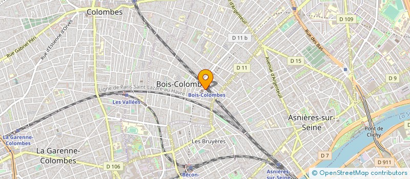 localisation de l'entreprise SYND.COPR. DU 3 RUE DES TERNES 75017 PA  BOIS-COLOMBES