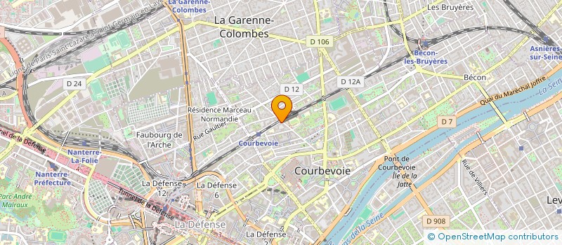 localisation de l'entreprise SYND COPR DU 3 RUE DU MIDI 92 NEUILLY SU à COURBEVOIE