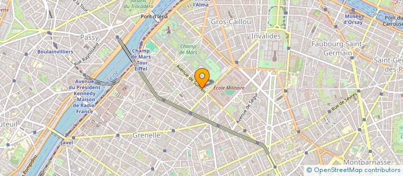 localisation de l'entreprise SYND.COPR. DU 3 RUE PEGUY PARIS 6 REP PA  PARIS