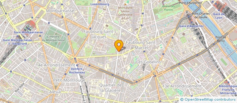 localisation de l'entreprise SYND.COPR. DU 3 RUE PRIMATICE   75013 PA  PARIS