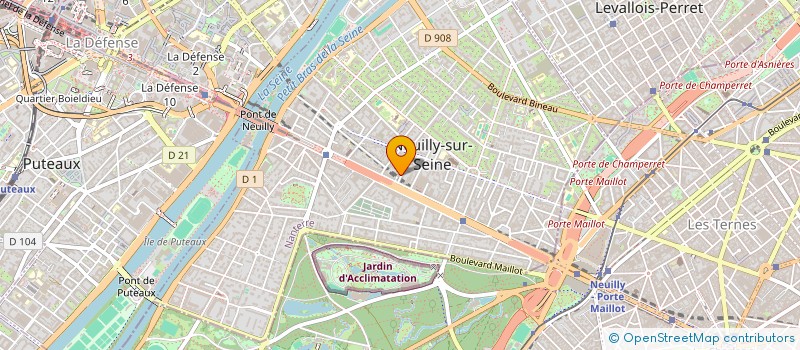 localisation de l'entreprise SYND.COPR. DU 3 RUE RIGAUD 92 NEUILLY à NEUILLY-SUR-SEINE