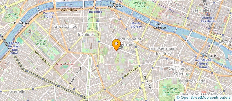 localisation de l'entreprise SYND.COPR. DU 3 RUE VANNEAU 75007 PARIS  PARIS