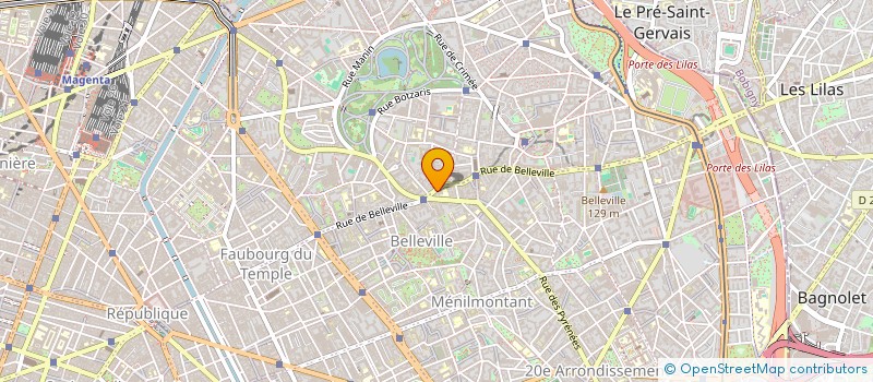 localisation de l'entreprise SYND.COPR. DU 3 VILLA DURY VASSELON REP  PARIS