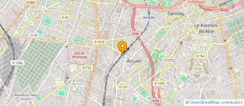 localisation de l'entreprise SYND.COPR. DU 30 32 34 AV LAPLACE à ARCUEIL