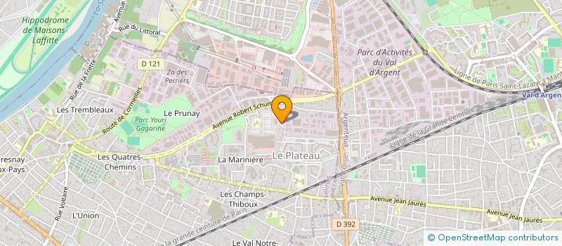 localisation de l'entreprise SYND COPR DU 30 40 R JACQUES DUCLOS  SARTROUVILLE