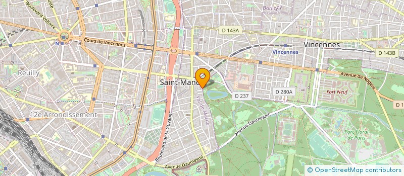 localisation de l'entreprise SYND COPR DU 30 CHAUSSEE DE L'ETANG à SAINT-MANDE