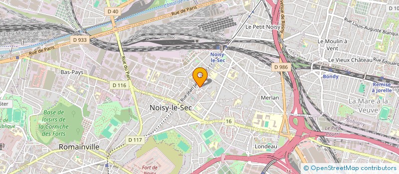 localisation de l'entreprise SYND.COPR. DU 30 RUE DOMBASLE 93 NOISY L à NOISY-LE-SEC