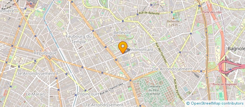 localisation de l'entreprise SYND COPR DU 30 RUE ETIENNE DOLET 75020  PARIS