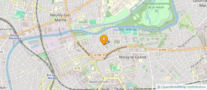 localisation de l'entreprise SYND.COPR. DU 31 BD SUCHET  NOISY-LE-GRAND