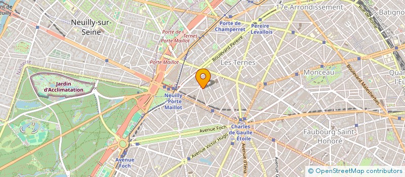 localisation de l'entreprise SYND.COPR. DU 31 PL SAINT       FERDINAN  PARIS