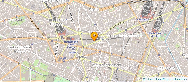localisation de l'entreprise SYND.COPR. DU 31 RUE SAINT GEORGES 75009  PARIS
