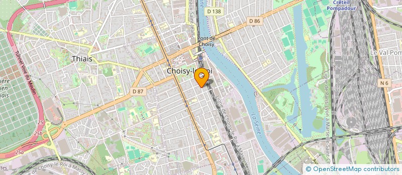 localisation de l'entreprise SYND COPR DU 32 AV ANATOLE FRANCE à CHOISY-LE-ROI