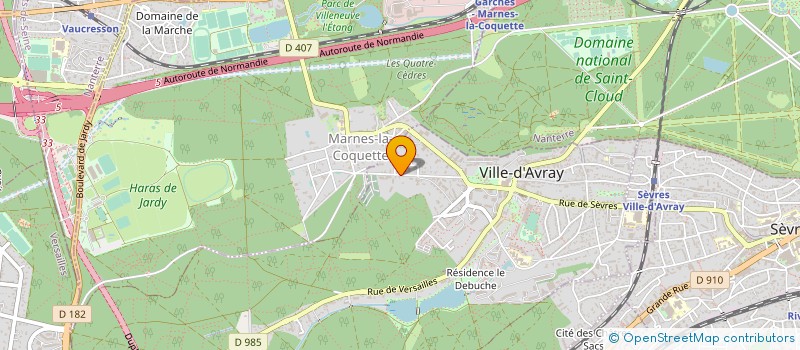 localisation de l'entreprise SYND.COPR DU 32 AV THIERRY 92VILLE AVRAY  VILLE-D'AVRAY