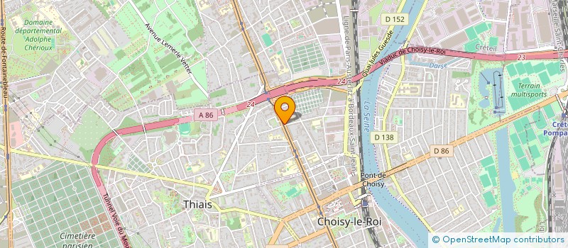 localisation de l'entreprise SYND COPR DU 32 AV VICTOR HUGO 94 CHOIS à CHOISY-LE-ROI