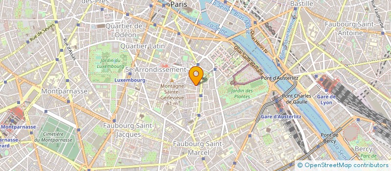 localisation de l'entreprise SYND.COPR. DU 32 B RUE LACEPEDE 75005 PA  PARIS