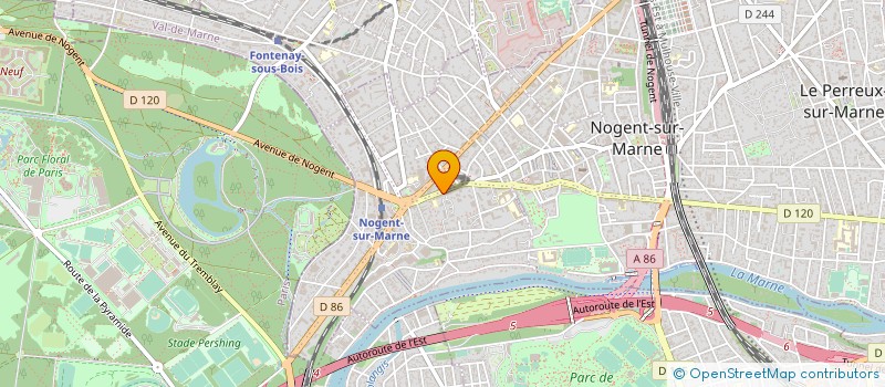 localisation de l'entreprise SYND COPR DU 32 GR CHARLES DE GAULLE à NOGENT-SUR-MARNE