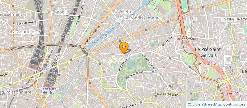 localisation de l'entreprise SYND.COPR. DU 32 RUE BICHAT     75010 PA  PARIS