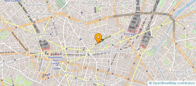 localisation de l'entreprise SYND.COPR. DU 32 RUE DE MAUBEUGE 75009 P  PARIS
