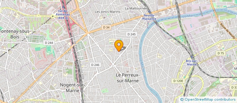 localisation de l'entreprise SYND COPR DU 32 RUE GILBERT MEDERIC  LE PERREUX-SUR-MARNE