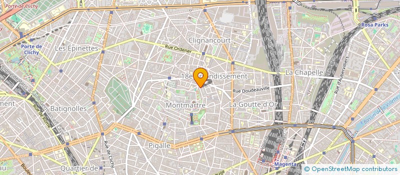 localisation de l'entreprise SYND.COPR. DU 32 RUE LAMARCK    PARIS 18  PARIS