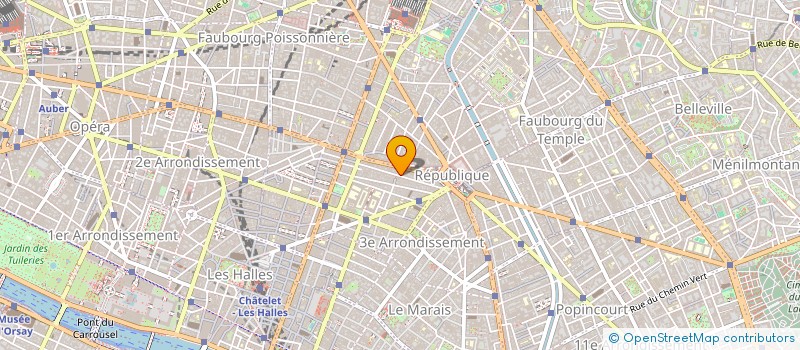 localisation de l'entreprise SYND.COPR. DU 32 RUE MESLAY     75003 PA  PARIS