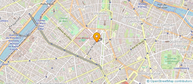 localisation de l'entreprise SYND COPR DU 33 AV DE SEGUR 75007 PARIS  PARIS