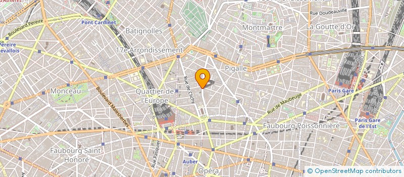 localisation de l'entreprise SYND COPR DU 33 RUE BLANCHE 75009 PARIS  PARIS