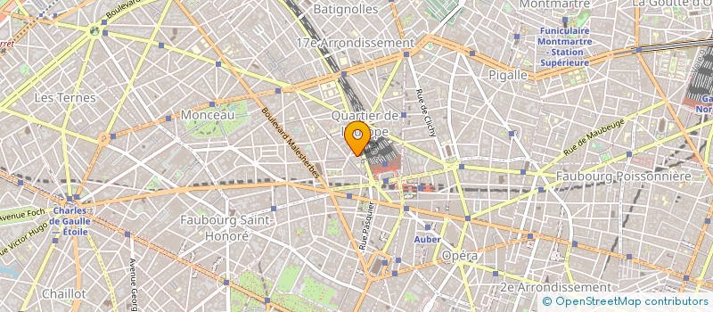 localisation de l'entreprise SYND COPR DU 33 RUE DU ROCHER   PARIS 8E  PARIS