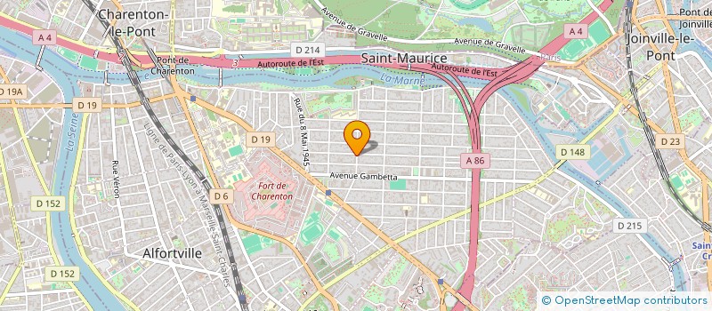 localisation de l'entreprise SYND.COPR. DU 33 RUE GABRIEL PERI à MAISONS-ALFORT