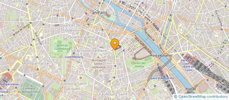 localisation de l'entreprise SYND COPR DU 33 RUE MONGE PARIS5  PARIS