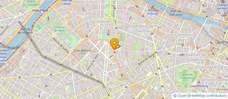 localisation de l'entreprise SYND COPR DU 34 BD DES INVALIDES 75007 P  PARIS
