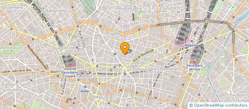 localisation de l'entreprise SYND COPR DU 34 RUE DES MARTYRS 75009 PA  PARIS