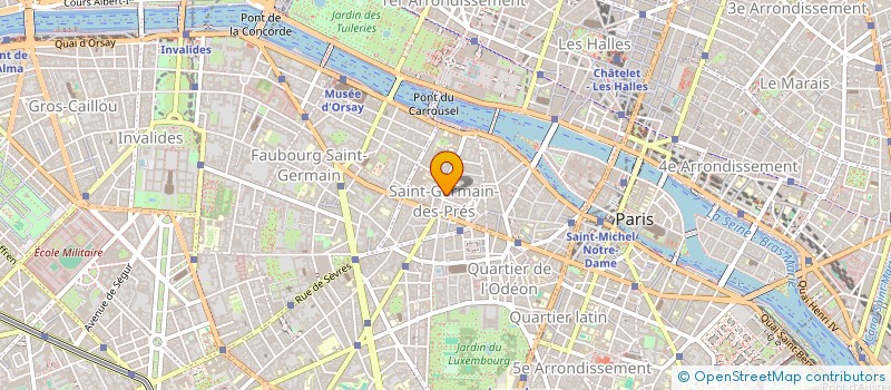 localisation de l'entreprise SYND.COPR. DU 35-37 RUE BONAPARTE  PARIS