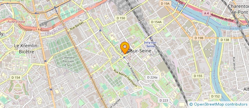 localisation de l'entreprise SYND COPR DU 35-43 R CAMILLE BLANC à IVRY-SUR-SEINE